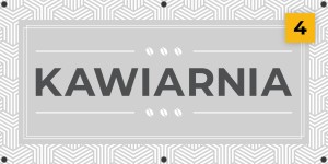 Baner reklamowy - Kawiarnia  - gotowe projekty (wersja 4)