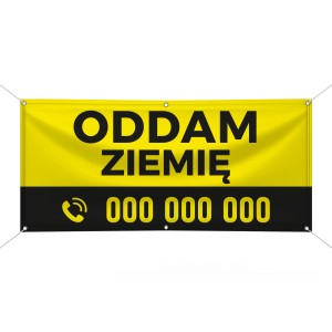 Baner reklamowy -  Odam ziemię (wersja 2)