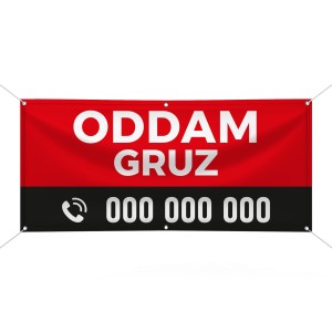 Baner reklamowy -  Oddam gruz (wersja 1)