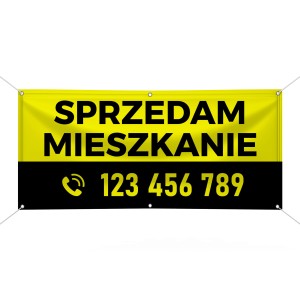 Baner reklamowy - Sprzedam mieszkanie (wersja 1)