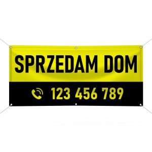 Baner reklamowy - Sprzedam dom (wersja 1)