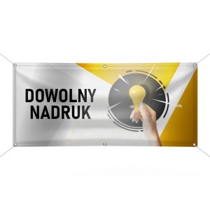 Baner odblaskowy z dowolnym nadrukiem