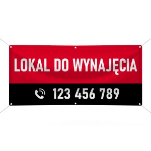 Baner reklamowy - Lokal do wynajęcia (wersja 2)