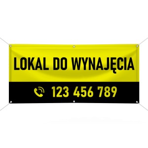 Baner reklamowy - Lokal do wynajęcia (wersja 1) 