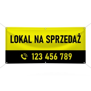 Baner reklamowy - Lokal na sprzedaż (wersja 1) 