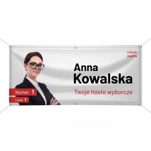 Baner wyborczy - Baner Reklamowy na kampanię wyborczą
